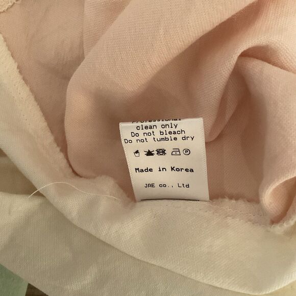 Storets Womens Color Block Long Sleeve Button-Up Blouse Green Pink, S/M - Picture 11 of 11